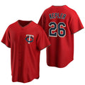 Minnesota Twins #26 Max Kepler Red Puhics Cool Base Stitched Jersey