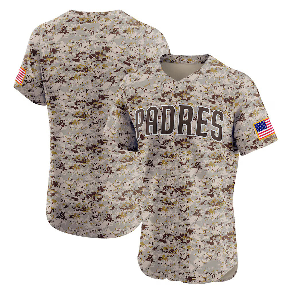 San Diego Padres Camo Puhics Alternate Vapor Premier Elite Patch Jersey