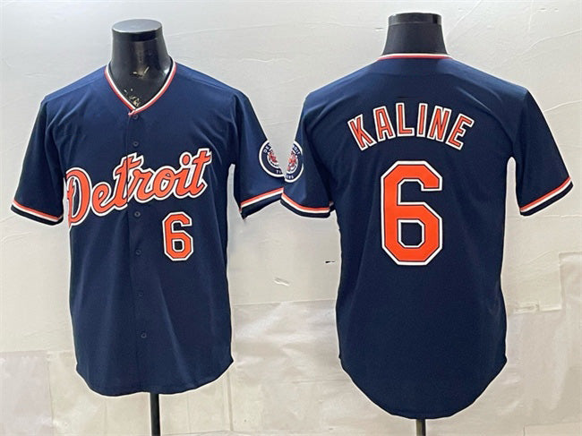 Detroit Tigers #6 Al Kaline Navy Puhics 2026 Alternate Vapor Premier Limited Stitched Jersey