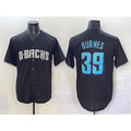 Arizona Diamondbacks #39 Corbin Burnes Black Puhics Stitched Jersey