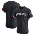 Minnesota Twins Navy Puhics Alternate Vapor Premier Elite Patch Jersey