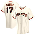 San Francisco Giants #17 Heliot Ramos Cream Puhics Home Replica Jersey