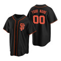 Custom San Francisco Giants Black Puhics Stitched Cool Base Jersey