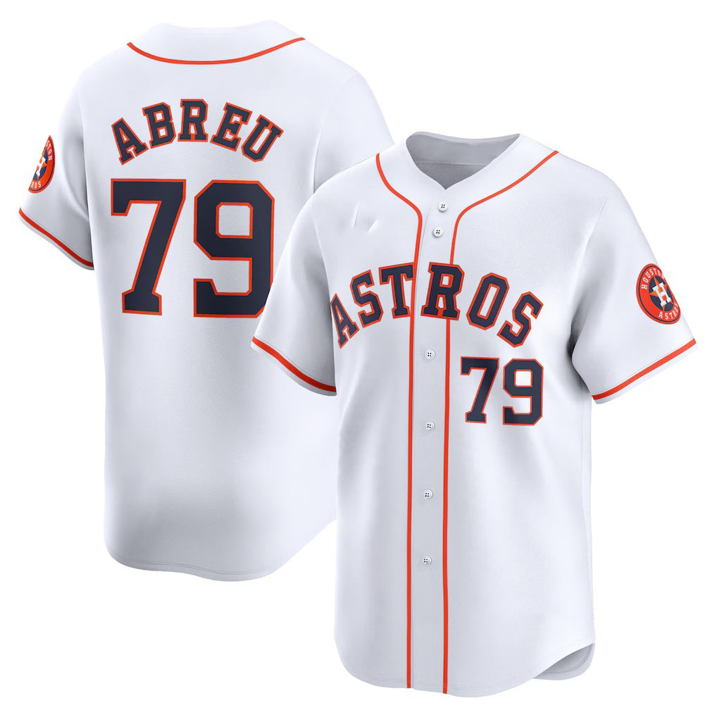 Houston Astros #79 Jose Abreu White Puhics Home Limited Player Jersey