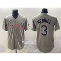 San Diego Padres #3 Jackson Merrill Gray Puhics Fashion Throwback With Patch Cool Base Stitched Jersey