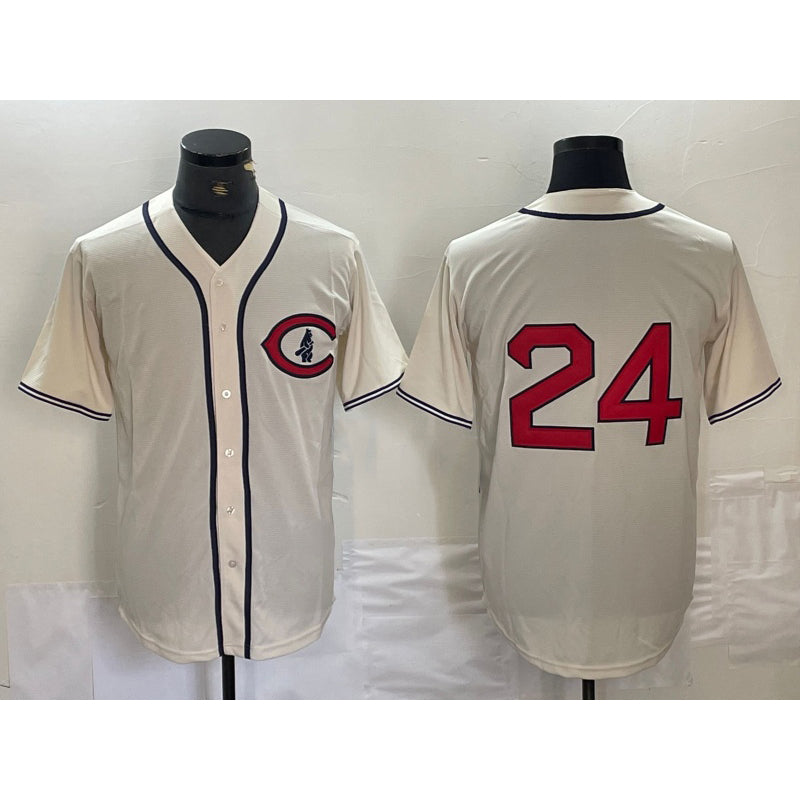 Chicago Cubs #24 Cody Bellinger 2022 Cream Puhics Field of Dreams Cool Base Stitched Jersey