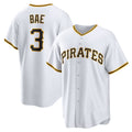 Pittsburgh Pirates #3 Ji-Hwan Bae White Puhics Replica Player Jersey