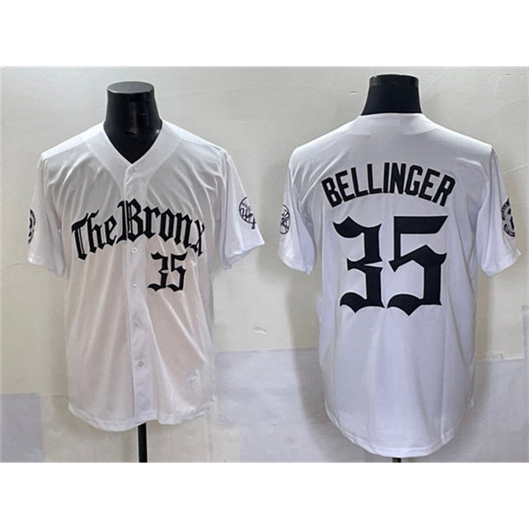 New York Yankees #35 Cody Bellinger White Puhics 'Gothic Legacy Edition' Vapor Premier Limited Stitched Jersey