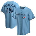Toronto Blue Jays #15 Whit Merrifield Light Blue Puhics Stitched Cool Base Jersey