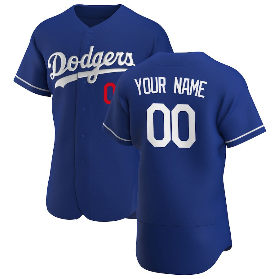 Custom Los Angeles Dodgers Royal Puhics Alternate 2020 Authentic Player Jersey