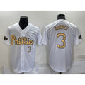 Philadelphia Phillies #3 Bryce Harper Number White Puhics 2022 All Star Stitched Cool Base Jersey