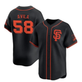 San Francisco Giants #58 Nick Avila Black Puhics 2024 Black AlternateLimited Stitched Jersey
