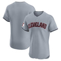 Cleveland Guardians Gray Puhics Alternate Vapor Premier Elite Patch Jersey