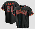San Francisco Giants #51 Jung Hoo Lee Black Puhics 2026 Alternate Stadium Stitched Jersey