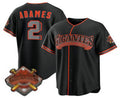 San Francisco Giants #2 Willy Adames Black Puhics 2026 Alternate Stadium Stitched Jersey