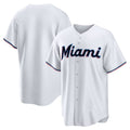 Miami Marlins White Puhics Home Replica Team Jersey