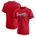 Atlanta Braves Red Puhics Alternate Elite Jersey