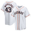Houston Astros #43 Lance McCullers Jr. White Puhics Home Replica Jersey