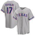 Texas Rangers #17 Nathan Eovaldi Gray Puhics Cool Base Stitched Jersey