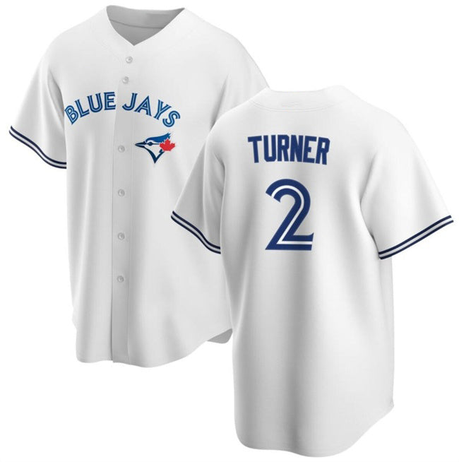 Toronto Blue Jays #2 Justin Turner White Puhics Cool Base Stitched Jersey
