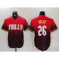 Philadelphia Phillies #26 Chase Utley Red Puhics 2024 City Connect Limited Stitched Jersey 2