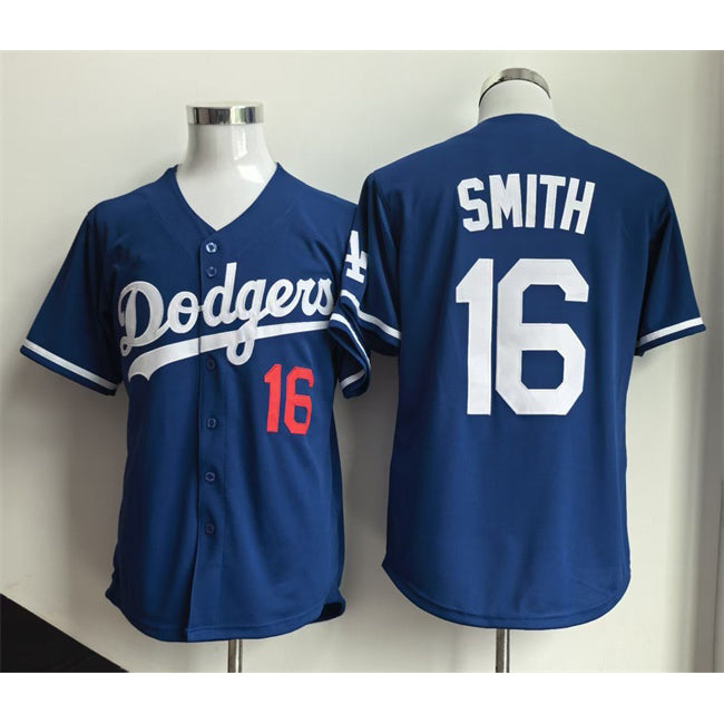 Los Angeles Dodgers #16 Will Smith Royal Puhics Limited Stitched Jersey