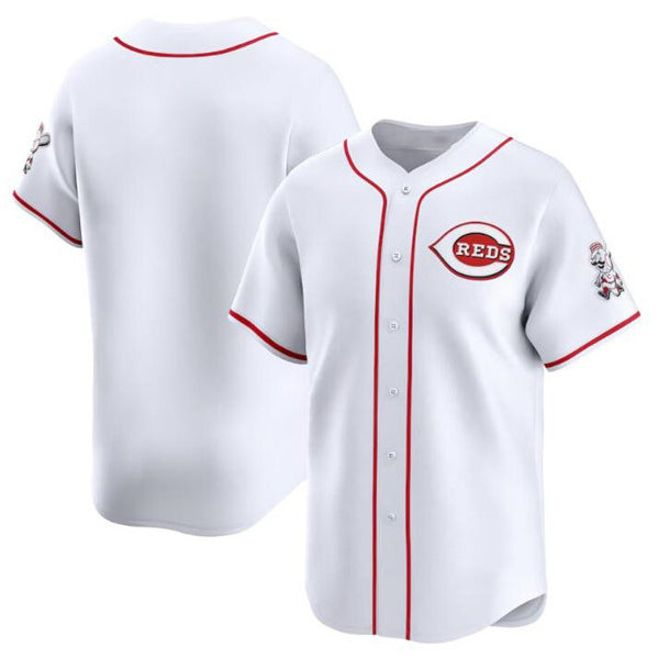 Cincinnati Reds Blank White Puhics Home Limited Stitched Jersey