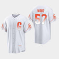 San Francisco Giants #57 Alex Wood White Puhics 2021 City Connect Jersey