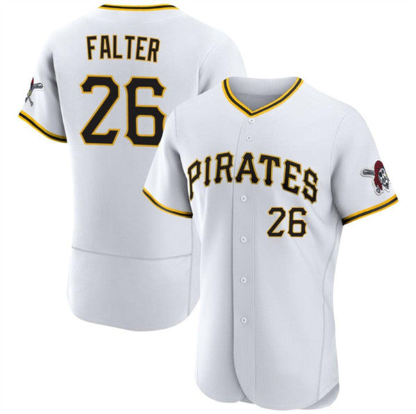 Pittsburgh Pirates #26 Bailey Falter White Puhics Flex Base Stitched Jersey