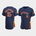 Houston Astros #15 Mart¨ªn Maldonado Navy Puhics 60th Anniversary Flex Base Stitched Jersey