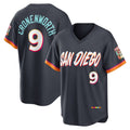 San Diego Padres #9 Jake Cronenworth Obsidian Puhics 2026 City Connect Stadium Jersey