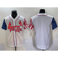St. Louis Cardinals Blank White Puhics Independence Day Vapor Premier Limited Stitched Jersey