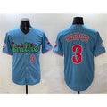 Philadelphia Phillies #3 Bryce Harper Light Blue Puhics Phanatic Limited Stitched Jersey