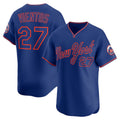 New York Mets #27 Mark Vientos Royal Puhics Alternate Limited Player Jersey