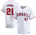 Los Angeles Angels #21 Matt Thaisse White Puhics Home Limited Stitched Jersey