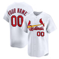 Custom St. Louis Cardinals White Puhics Home Limited Jersey