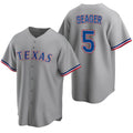 Texas Rangers #5 Corey Seager Gray Puhics Cool Base Stitched Jersey