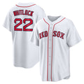 Boston Red Sox #22 Garrett Whitlock White Puhics Home Replica Jersey
