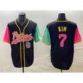 San Diego Padres #7 Ha Seong Kim Black Puhics NEW 2023 City Connect Cool Base Stitched Jersey