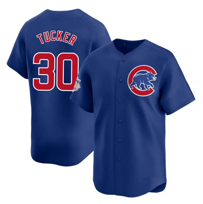 Chicago Cubs #30 Kyle Tucker Royal Puhics 2025 Limited Stitched Jersey