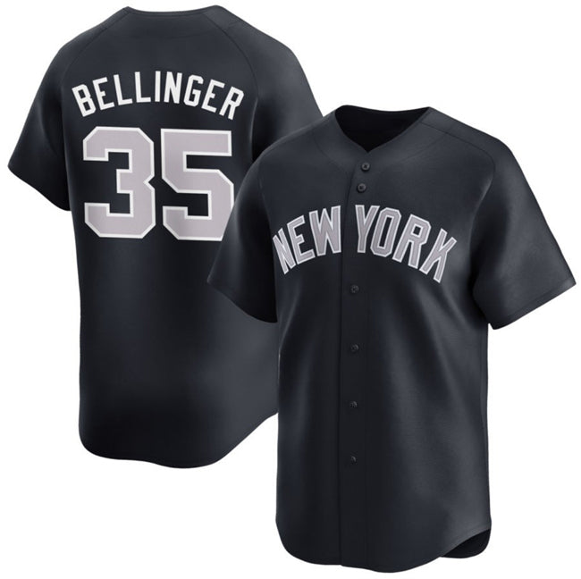 New York Yankees #35 Cody Bellinger Navy Puhics 2024 Alternate Limited Stitched Jersey