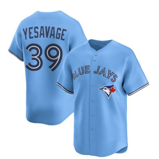 Toronto Blue Jays #39 Trey Yesavage Powder Blue Puhics Player Jersey