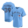 Toronto Blue Jays #39 Trey Yesavage Powder Blue Puhics Player Jersey