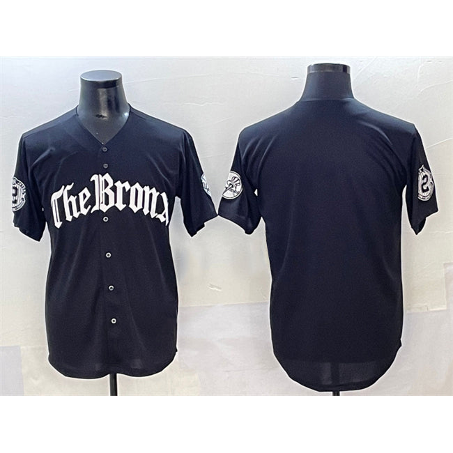 New York Yankees Blank Black Puhics 'Gothic Legacy Edition' Vapor Premier Limited Stitched Jersey