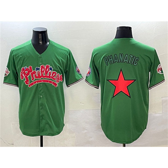 Philadelphia Phillies Green Puhics Phanatic Limited Stitched Jersey