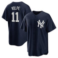 New York Yankees #11 Anthony Volpe Navy Puhics Big & Tall Alternate Replica Player Jersey