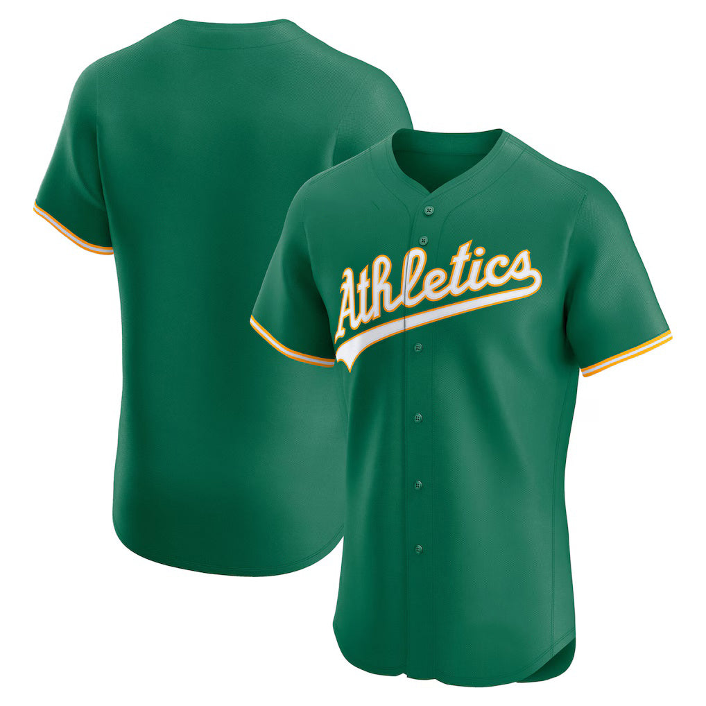 Oakland Athletics Kelly Green Puhics Alternate Elite Jersey