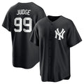 New York Yankees #99 Aaron Judge Black Puhics Lights Out Limited Stitched Jersey