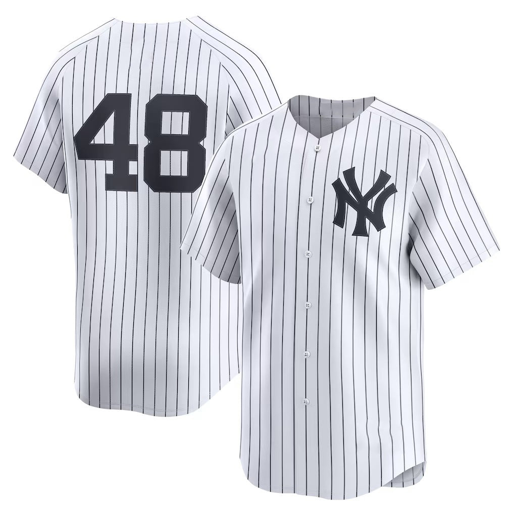 New York Yankees #48 Paul Goldschmidt White Puhics Home Limited Player Jersey