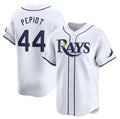Tampa Bay Rays #44 Ryan Pepiot White Puhics Home Limited Stitched Jersey